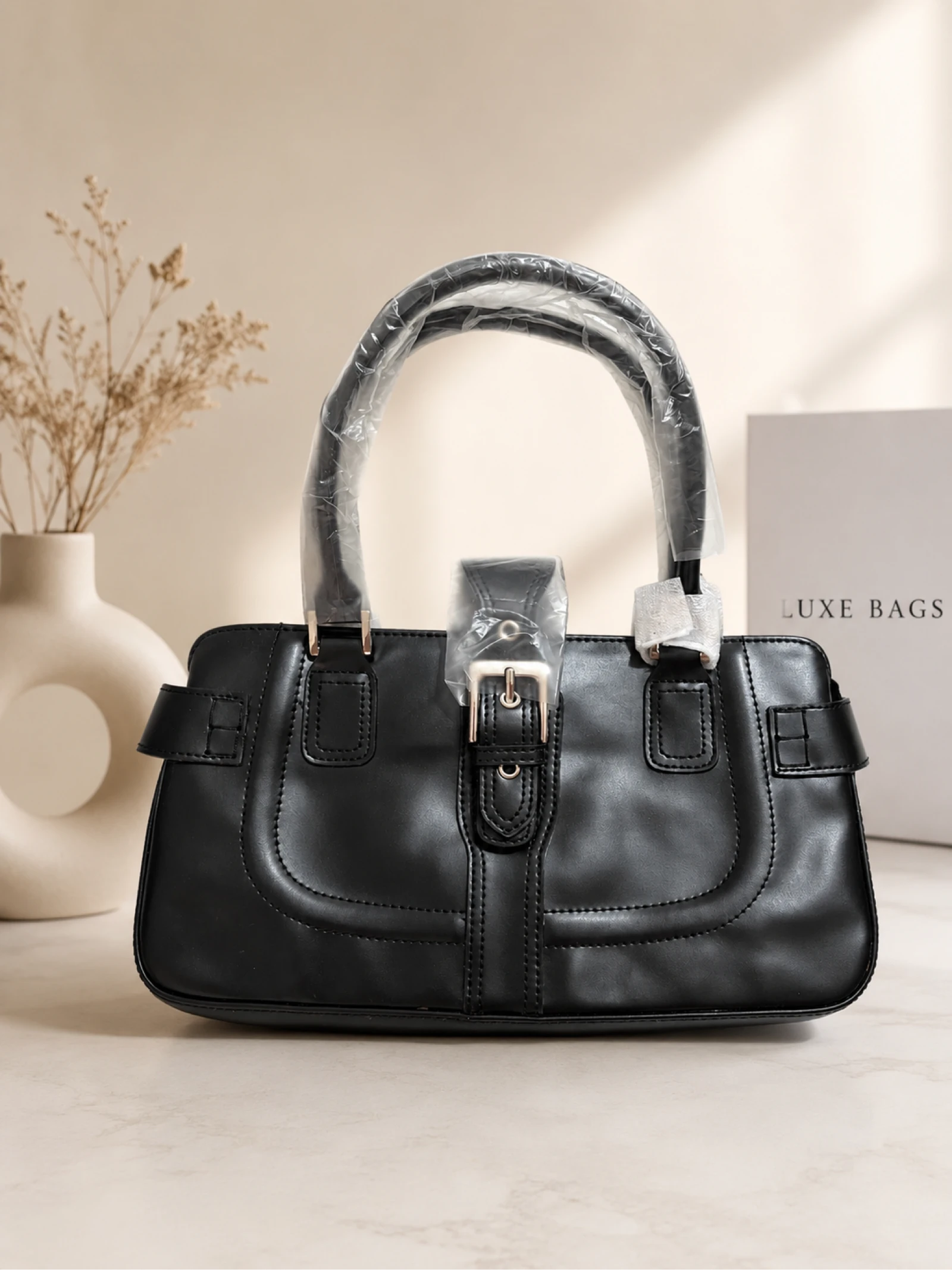 Sac vintage noir – photo 4